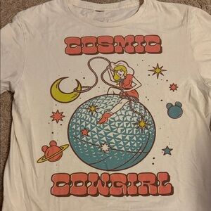 Lost Bros Cosmic Cowgirl Short Sleeve Tee - Cream